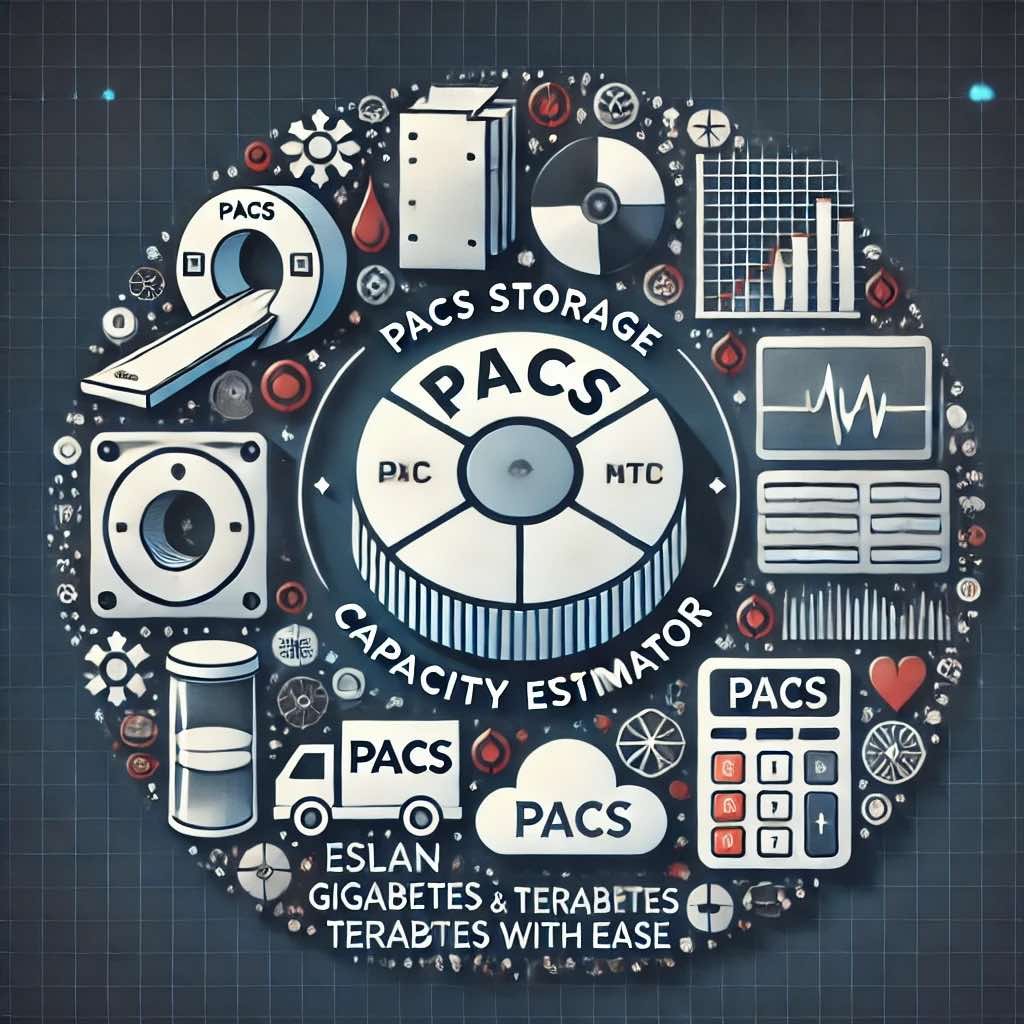 PACS Storage Capacity Estimator and Healthcare Data Storage Calculator